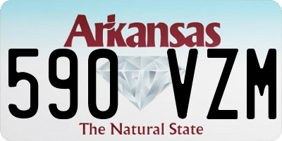 AR license plate 590VZM
