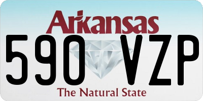 AR license plate 590VZP