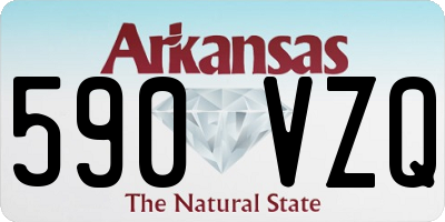 AR license plate 590VZQ