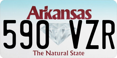 AR license plate 590VZR