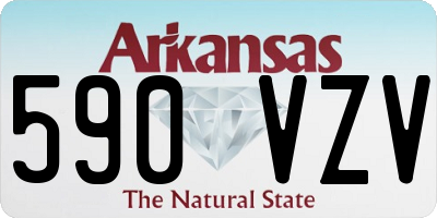 AR license plate 590VZV