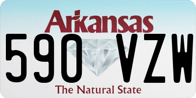 AR license plate 590VZW