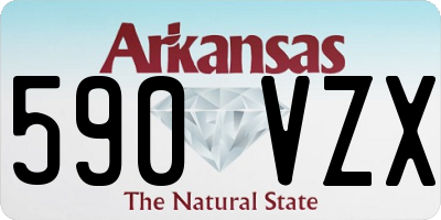 AR license plate 590VZX