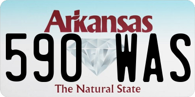AR license plate 590WAS