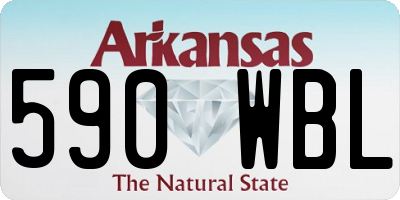 AR license plate 590WBL