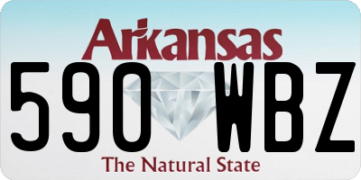AR license plate 590WBZ