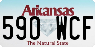 AR license plate 590WCF
