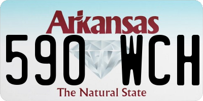 AR license plate 590WCH