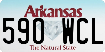 AR license plate 590WCL