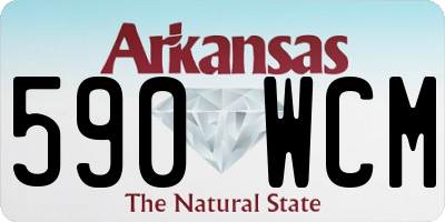 AR license plate 590WCM