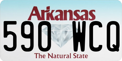 AR license plate 590WCQ