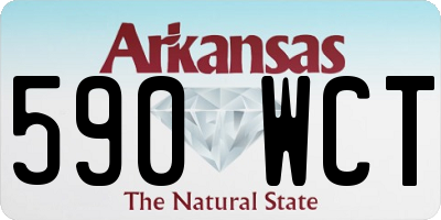 AR license plate 590WCT