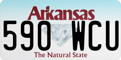 AR license plate 590WCU