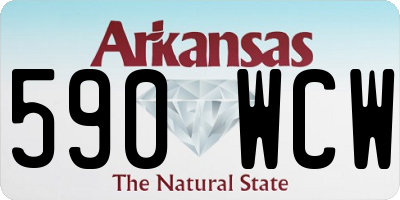 AR license plate 590WCW