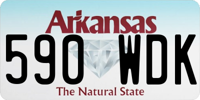 AR license plate 590WDK