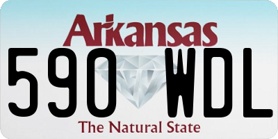 AR license plate 590WDL