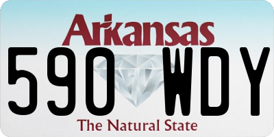 AR license plate 590WDY