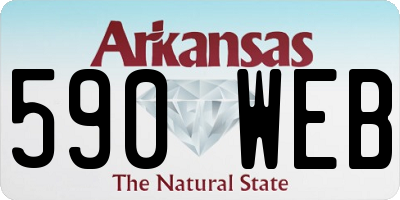 AR license plate 590WEB