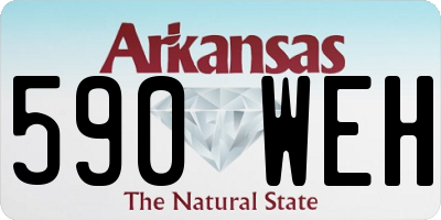 AR license plate 590WEH