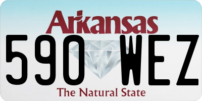 AR license plate 590WEZ