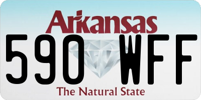 AR license plate 590WFF