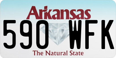 AR license plate 590WFK