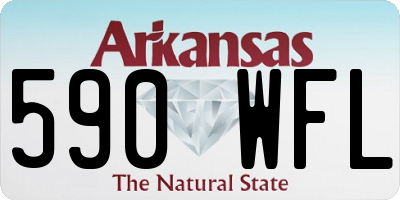 AR license plate 590WFL