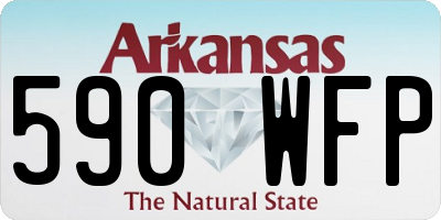 AR license plate 590WFP