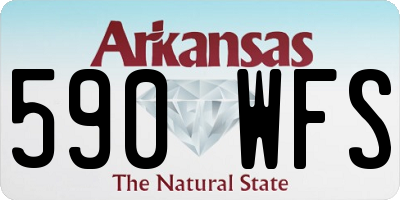 AR license plate 590WFS