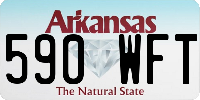 AR license plate 590WFT