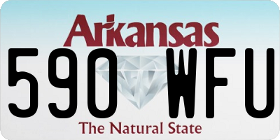 AR license plate 590WFU