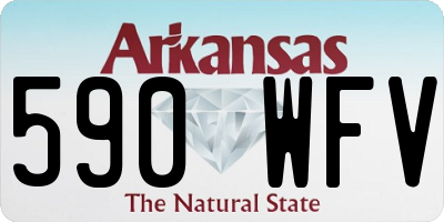AR license plate 590WFV