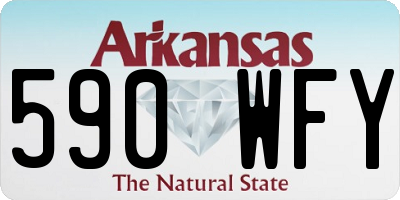 AR license plate 590WFY