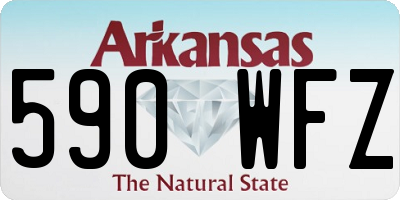 AR license plate 590WFZ