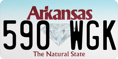 AR license plate 590WGK
