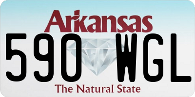 AR license plate 590WGL