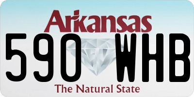 AR license plate 590WHB