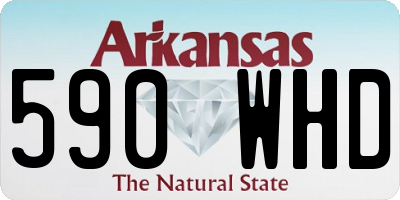 AR license plate 590WHD