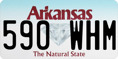 AR license plate 590WHM