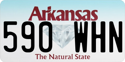 AR license plate 590WHN