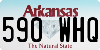 AR license plate 590WHQ