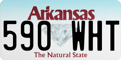 AR license plate 590WHT