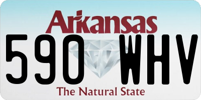 AR license plate 590WHV