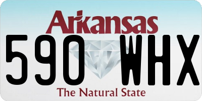 AR license plate 590WHX
