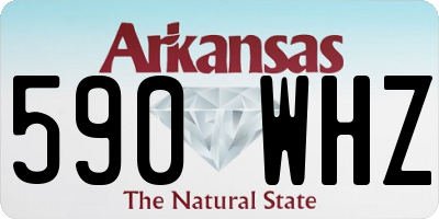 AR license plate 590WHZ