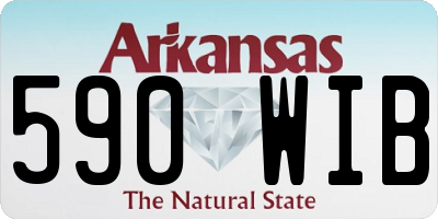 AR license plate 590WIB