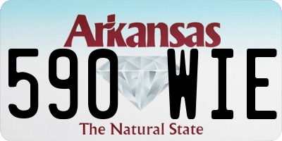 AR license plate 590WIE