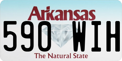 AR license plate 590WIH