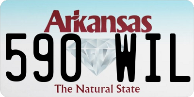 AR license plate 590WIL