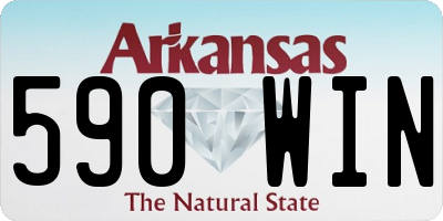 AR license plate 590WIN